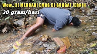 AMAZING,,!! GOLD SEEKERS IN CLEAR RIVER | GOLD DRINKING IN THE RIVER