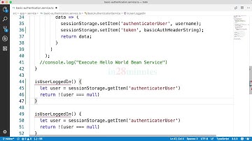 083 Step 82   Refactoring Angular Basic Authentication Service
