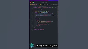 React Signals vs React Hooks #javascript #reactjs #coding #programming