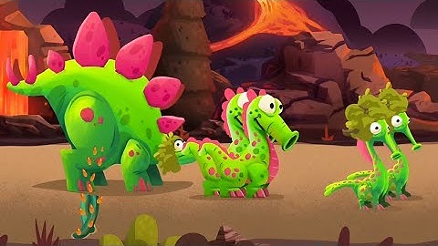 Dino Bash: Dinosaur Battle Stage 26-30 - Dinosaur Game - Children