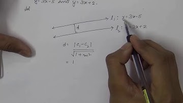 How to Find Distance Between Two Parallel Lines (Hindi) | Part 2