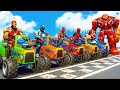 IRONMAN TEAM VS DEADPOOL ARMY | Race challenge with HOT ROD BLAZER Competition (Funny contest) #105