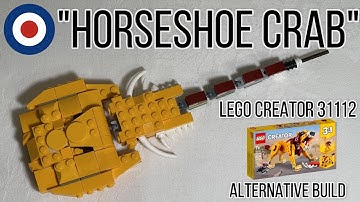 LEGO Creator 31112 Alternative build tutorial Horseshoe Crab、レゴクリエイター31112をカブトガニに組み替え