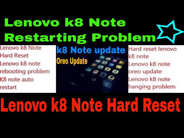 Lenovo K8 Note Self Off And On Problem Tab Labs Samsung Galaxy Tab A 10 1 Operating System You Turn How To Connect Asus Zenfone To Pc