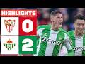 SEVILLA FC  0 - 2 REAL BETIS | RESUMEN LALIGA EA SPORTS