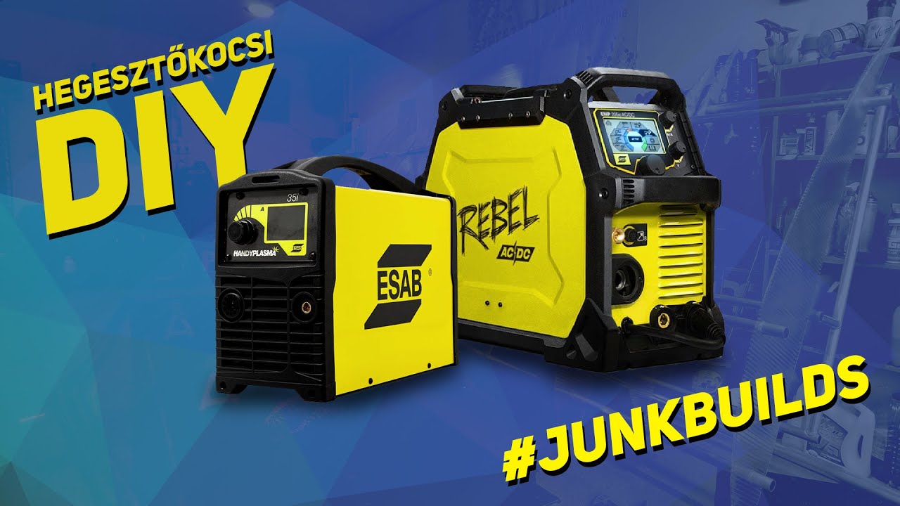 Profi hegesztő/plazmavágóhoz profi tárolás - #Junkbuilds #junkbuildsxtra