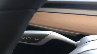 Tesla Model 3: Steering Wheel & Controls
