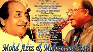 Mohd Aziz & Mohammad Rafi   Superhit Duet Hindi Songs Ever | Hindi Songs Collection Hits
