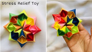 Stress Relief Origami Craft | Origami Moving Star Paper Folding Tutorial