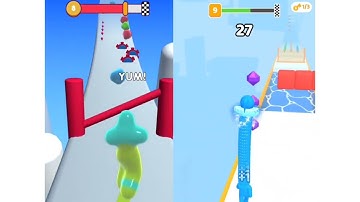 ✅Blob Runner 3D vs ✅Long Neck Run -Video Walkthrough Pro Gameplay iOS,Android Update Top Game Mobile