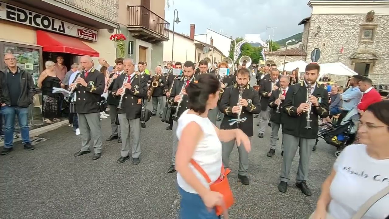 Marcia Cuore Abbruzzese Banda di Ailano 16/8/23 Collelongo Festa di San Rocco