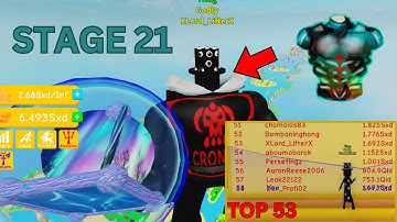 Unlocked Stage 21 Body Alter in Roblox - No Limit Lifting Simulator