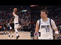 Luka doncic nasty step back 3 in clutch vs clippers and has words for crowd