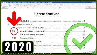 [WORD] Como hacer un INDICE automático para Tesis, Tesina, Monografías y otros documentos