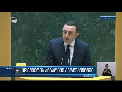 პრემიერი დეპუტატების კითხვებს პასუხობს