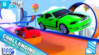 Mega Ramp Hot Car Stunt Race Off - Impossible Track - Android Gameplay screenshot 5