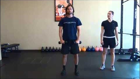 Standing Dumbbell Shoulder Flexion