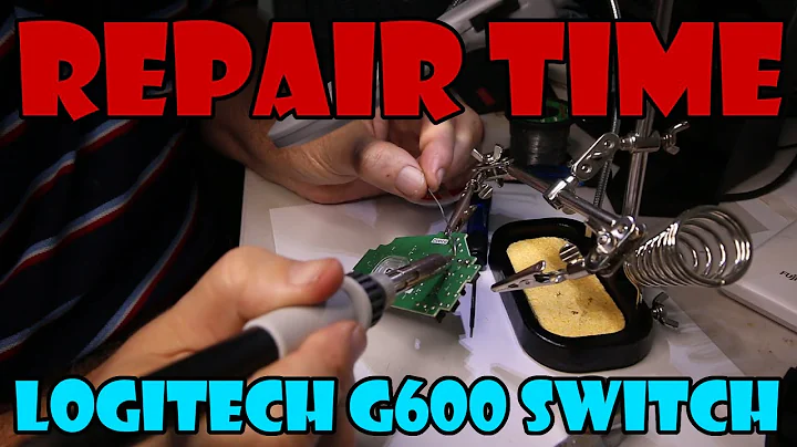 Mouse Repair – Right mouse button switch replacement – Logitech G600