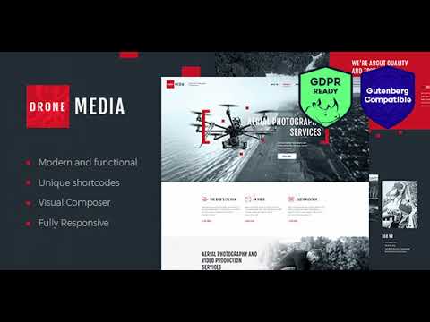 Drone Media | Aerial Photography & Videography WordPress Theme | Themeforest Website Templates and