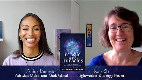 Spontaneous connection to healing energy w. Karin Eke & Dr. Andrea Pennington #MagicAndMiraclesBook