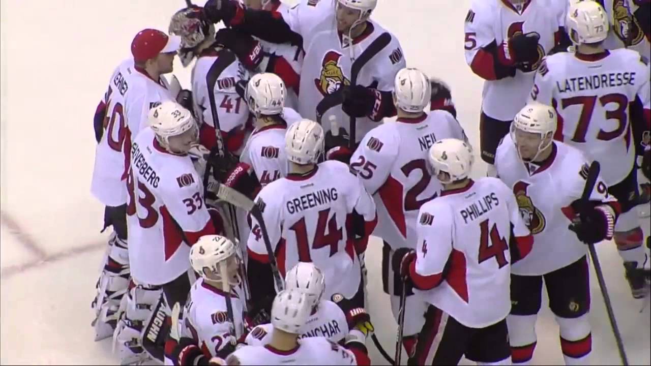 Sergei Gonchar Goal Ottawa Senators vs Washington Capitals April 25