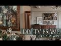 Easiest diy tv frame ever  quick tutorial