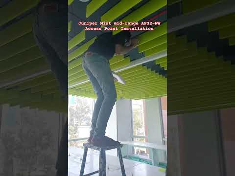 📶Juniper Mist mid-range AP32-WW Access Point Installation📶 #shorts #livestream #youtubeshorts #tech