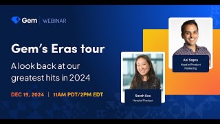 How Gem’s AI Recruiting Platform Evolved In 2024 #futureofhiring
