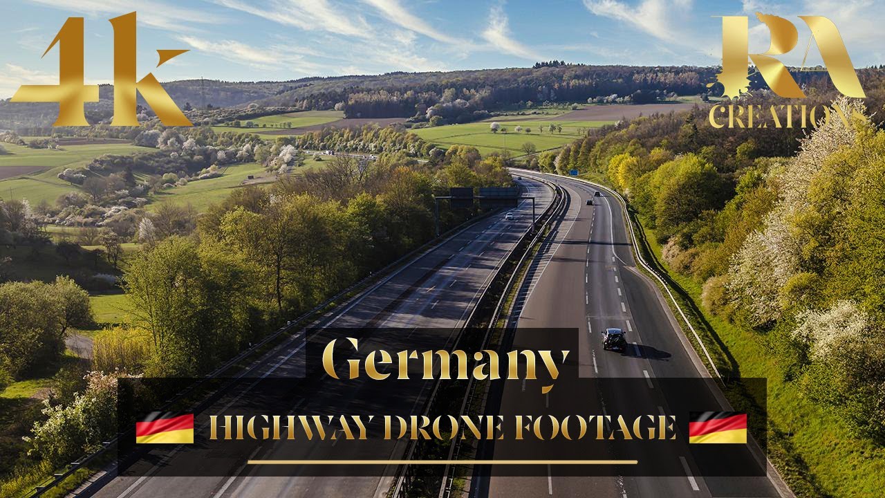 Autobahn A24 Drone | German Highway | Drone Video | Berlin Autobahn | Nature