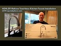 KOHLER Malleco Touchless Kitchen Faucet Installation #Kohler #FaucetInstallation #DIYProjectsByDave