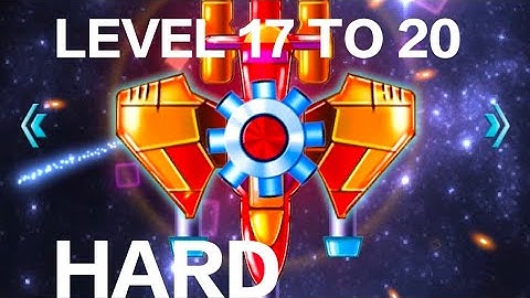 Galaxy Attack Alien Shooter Campaign Level 17 To 20 Hard | Mobile View By Zambario Gamers