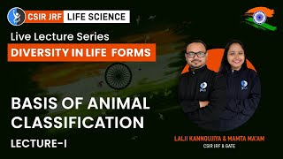 Basis of Animal Classification | CSIR JRF Life Science | Diversity in Life Forms | IFAS
