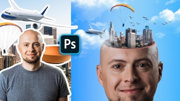 Hollow Head -Manipulation:  Smart City | Photoshop Tutorial