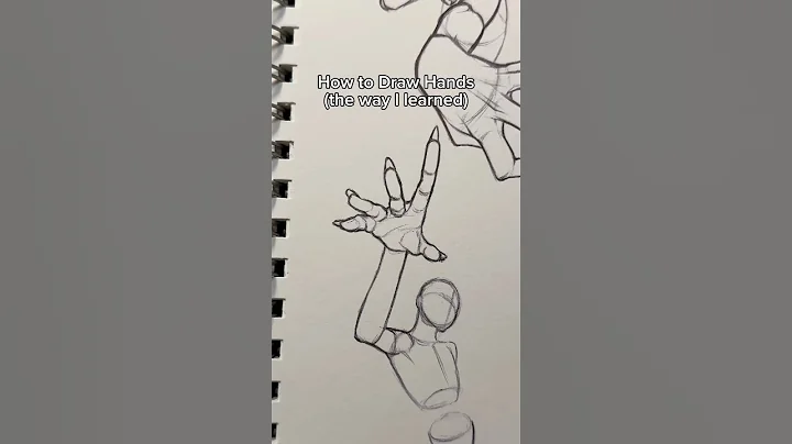 How to Draw Hands (the way I learned)  #tutorial #howtodraw #hand #hands #draw #drawing #sketch #fyp