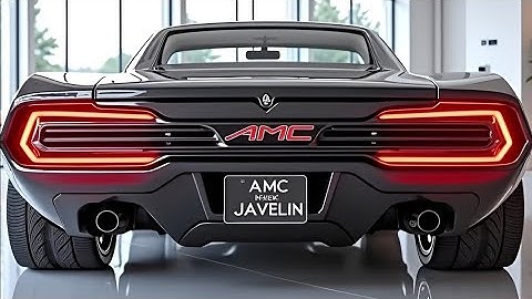 JUST Released: THE ALL-NEW 2026 AMC Javelin is BACK - And It