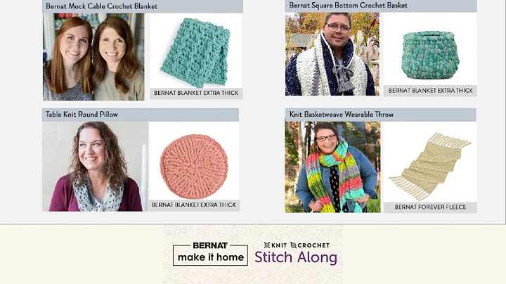 The Crochet Crowd, Moogly Blog, Daisy Farm Crafts and Marly Bird || JOANN Stitch Along 2022