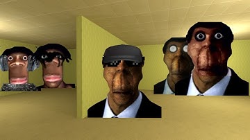 OBUNGA AND AUUGHH IN LIMINAL HOTEL GMOD #gmod #garrysmod #gmodgaming #nextbots