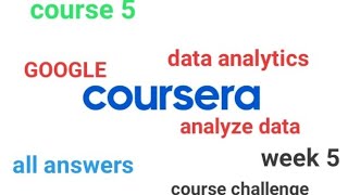Course 5 : Analyse data to get answers [COURSERA] [GOOGLE] week 5 course challenge