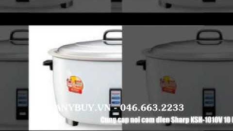 Cung cap noi com dien Sharp KSH-1010V 10 lit gia tot nhat