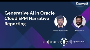 Generative AI in Oracle Cloud EPM Narrative Reporting