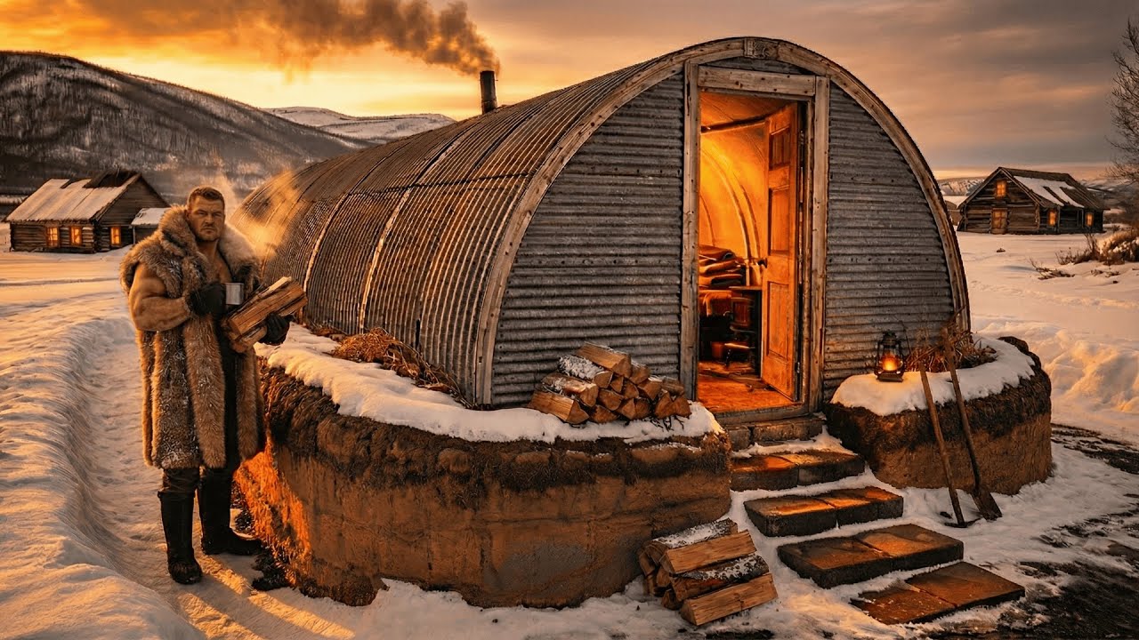 −40°C i walka o życie: sekret chaty Quonset z zimy ’84