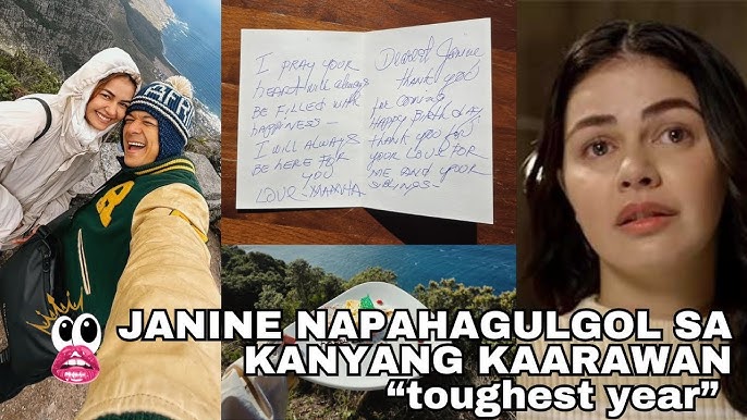 JANINE GUTIERREZ HUMAGULGOL sa KANYANG KAARAWAN “toughest year” - YouTube