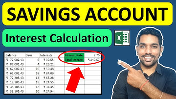 Bank Savings Account Interest Calculation using Excel Calculator [EXAMPLES]