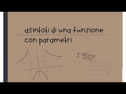 Video: I parametri sono una funzione?