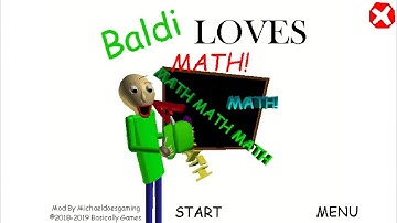 Baldi Loves Math [Baldi