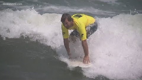 61st Coastal Edge East Coast Surfing Championships gets underway in Virginia Beach