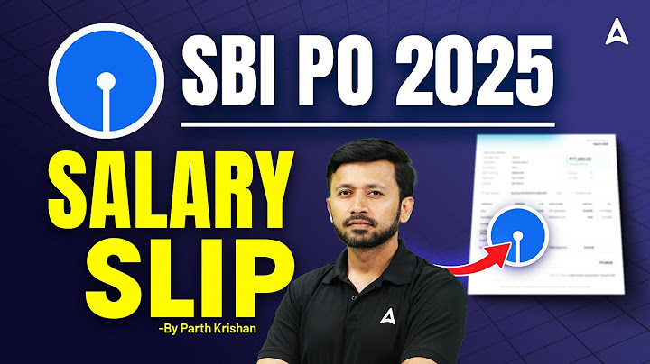 SBI PO Salary 2025 | SBI PO Latest Salary Slip 2025 | SBI PO Salary | By Parth Sir