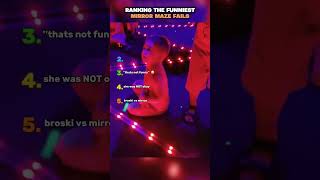 RANKING THE FUNNIEST MIRROR MAZE FAILS