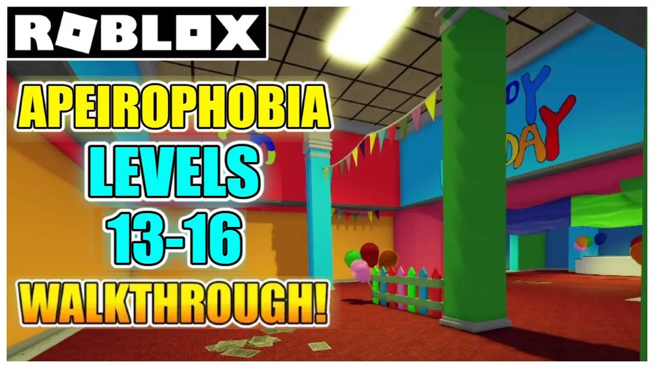 ROBLOX - Apeirophobia - Level 13 to 16 - w/ @TheKacperosEN @popshatz - Full  Walkthrough 