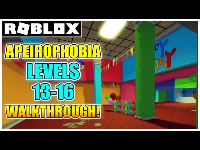 ROBLOX - Apeirophobia - Level 0 to 5 - Full Walkthrough 